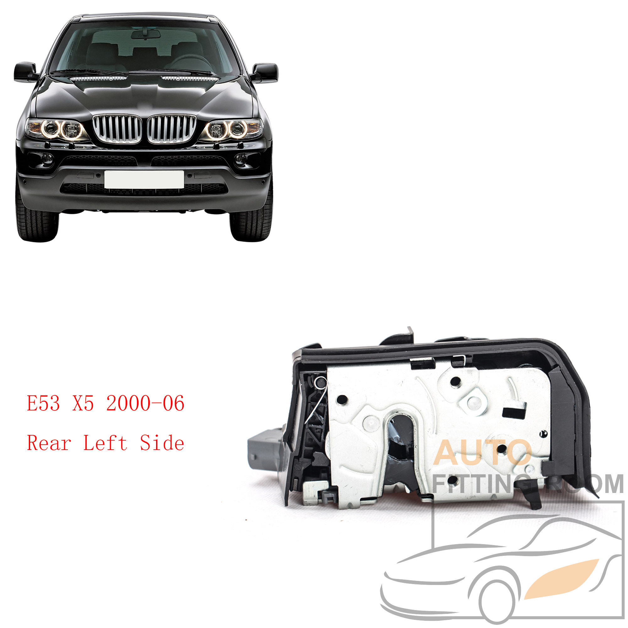 2000 2006 BMW X5 Door Lock Latch Actuator Rear Left Driver Side 8 402 601 OEM eBay